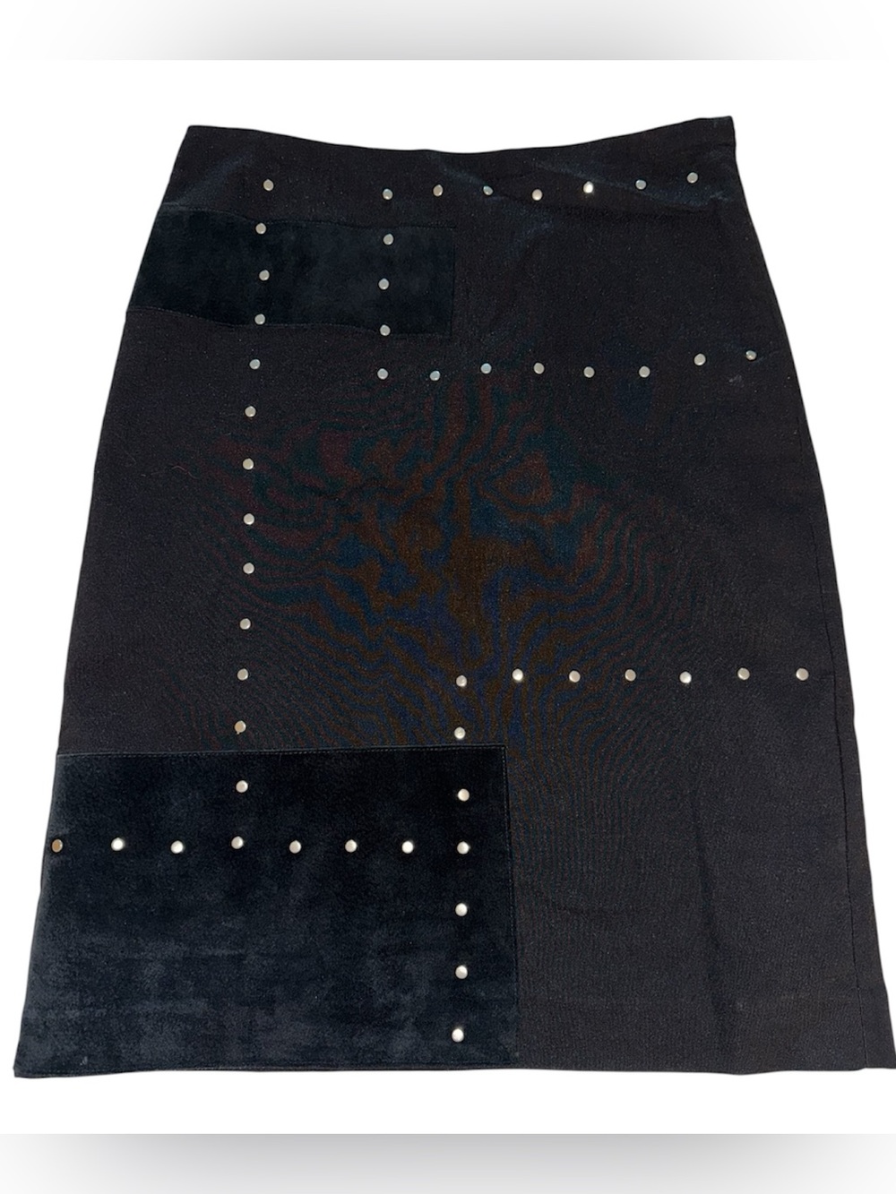 Cynthia Steffe Black Studded Pencil Skirt 6